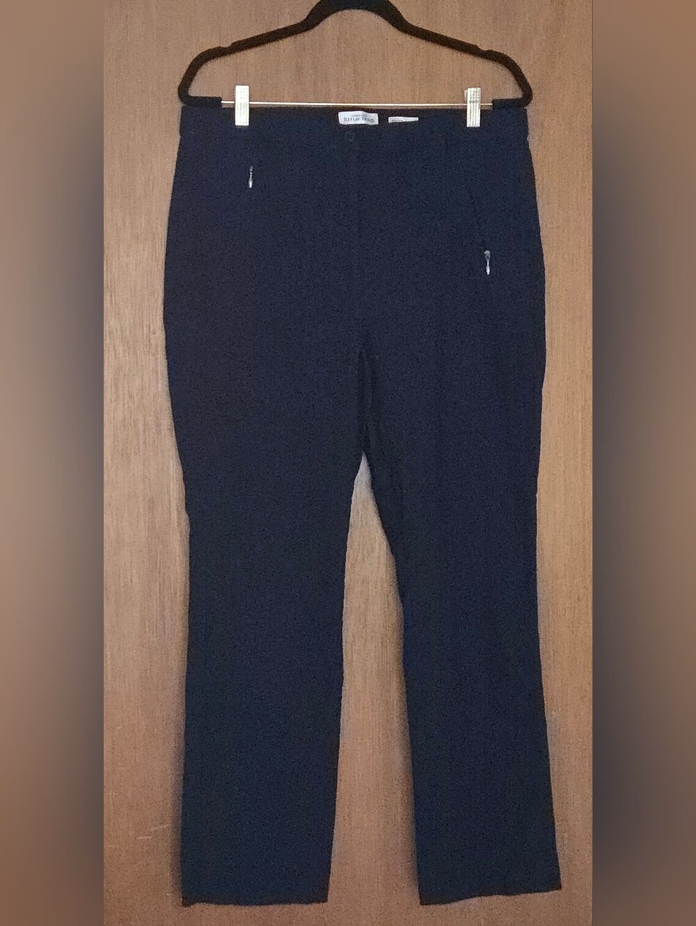 Northern Reflections Women's Curvy Essentials Navy Dress Pants